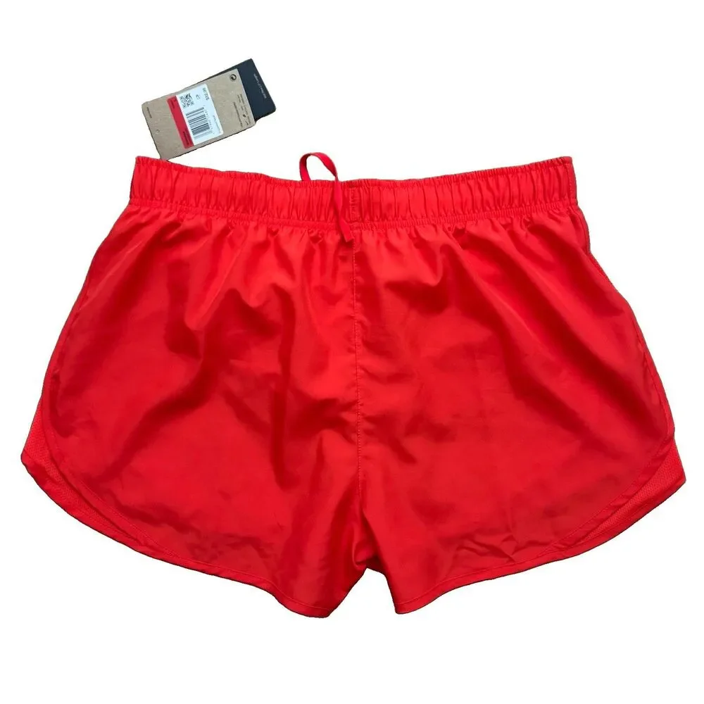Nike Tempo Womens Size L Dri-FIT Running Shorts Coral Orange Mid Rise 3 Inch NWT
